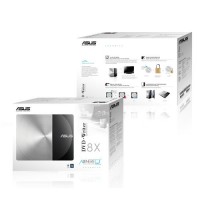 Drive DVD-RW Asus USB Slim Preta (SDRW-08D3S-U U/BLK/G/AS)